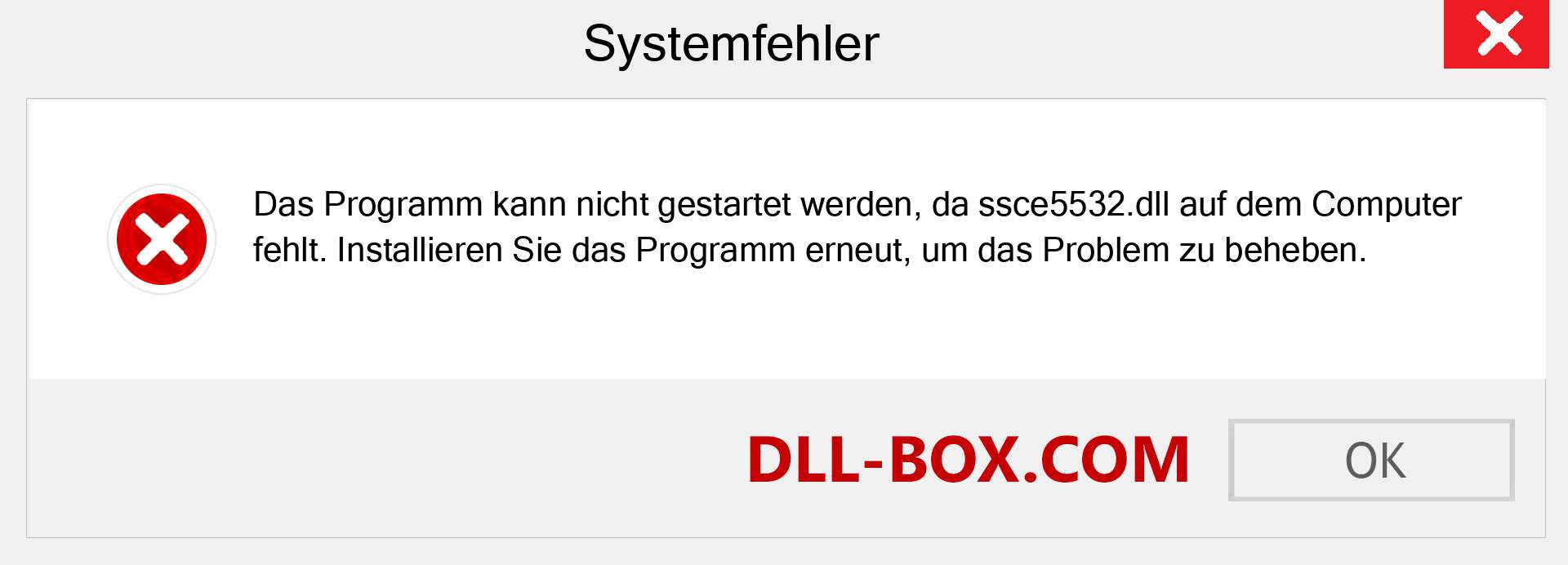 ssce5532.dll-Datei fehlt?. Download für Windows 7, 8, 10 - Fix ssce5532 dll Missing Error unter Windows, Fotos, Bildern