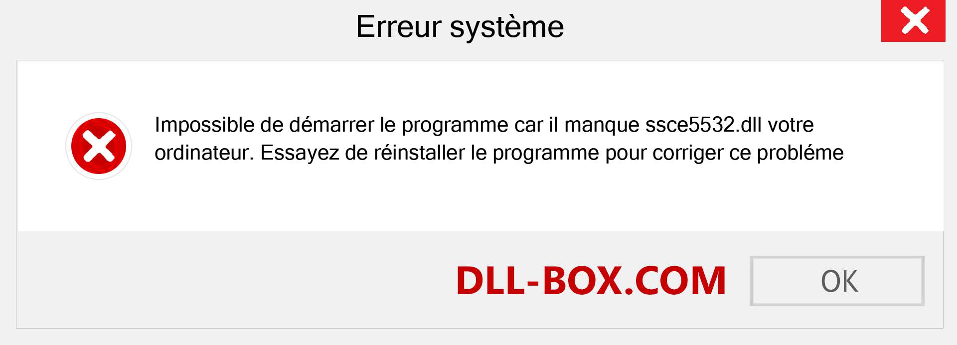 Le fichier ssce5532.dll est manquant ?. Télécharger pour Windows 7, 8, 10 - Correction de l'erreur manquante ssce5532 dll sur Windows, photos, images